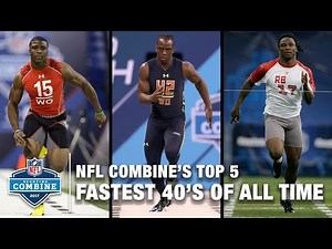 UPDATED! Top 5 Fastest 40-Yard Dashes of All Time 🔥🔥🔥 | NFL Scouting Combine