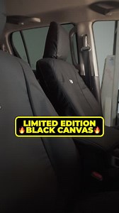 🔥 LIMITED EDITION 🔥 BLACK canvas seat covers from Razorback 4x4 are available RIGHT NOW 👉 get in before they disappear! - #4x4 #offroading #canvas #overlanding #touring #adventure #offgrid #tradie #mechanic | 4WD 24/7