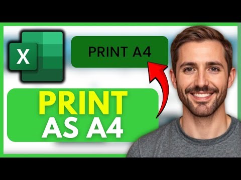 How To PRINT Excel Sheet as A4 FULL PAGE (EASY) 2025