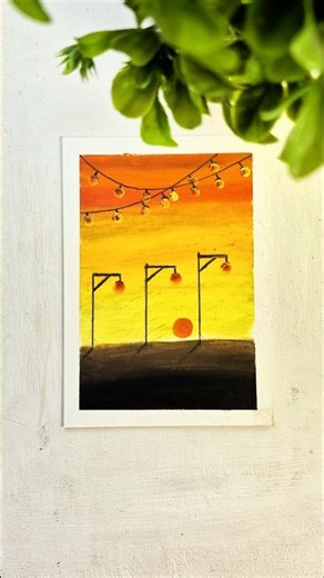 Easy Nature Drawing 👌 #art #naturelandscape #nature #viral #drawing