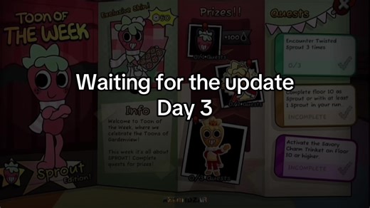 Waiting for the Sprout Update: Day 3