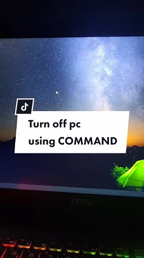 Turn off pc using command ✅️ #windows #manage #turnoff #system #command #tutorial #followformore