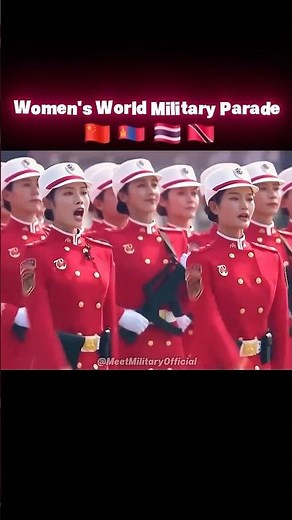 Women In Military Parades | P3: China, Thailand, Trinidad and Tobago, Mongolia #military #parade