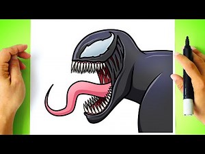 How to DRAW VENOM - Drawing Tutorial