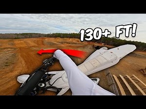 130ft Jump Over FENCE! Sketchy FMX Ramp Moments!