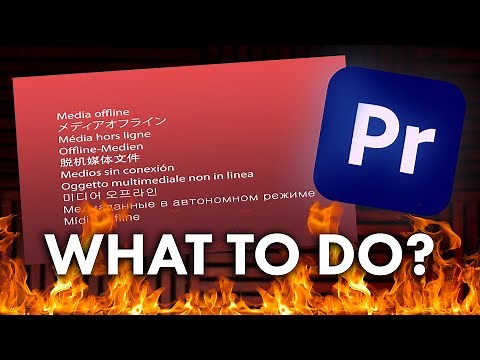 How To Relink Offline Media In Premiere Pro