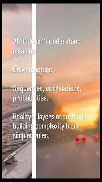 What happens when AI describes reality as a pattern predictor #ai #thoughtexperiment