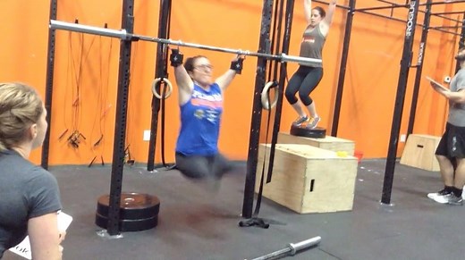 6.8M views · 57K shares | "One of our awesome adaptive athletes crushing 16.1!" —Jenny Mulock, CrossFit OnSide | CrossFit | Facebook