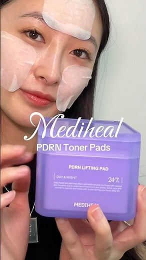 Unlock glowing, hydrated skin with Mediheal's PDRN Toner Pads! #tonerpad #mediheal #PDRN