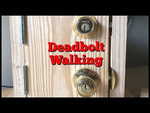 Deadbolt Walking - Tactical Lock Picking
