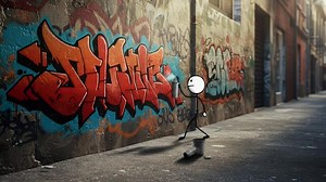 Graffiti Cartoon Images – Browse 204,066 Stock Photos, Vectors, and Video