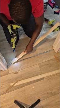 How to install transition strip in doorway