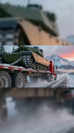 Massive Army Tank Transported by Semi Truck! 😳 Heavy Haul in Alaska