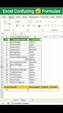 Are You Using COUNT Wrong in Excel? 😨