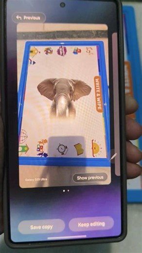 samsung galaxy AI feature ​Drawing a 3D Elephant on a Whiteboard with AI🐘 #shorts#galaxyai#s25ultra