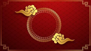 Animation Golden Circle Golden Clouds Chinese Stock Footage Video (100% Royalty-free) 1095924581 | Shutterstock