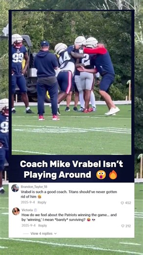 Coach Mike Vrabel Isn’t Playing Around 😤 #nfl #superbowl #shorts
