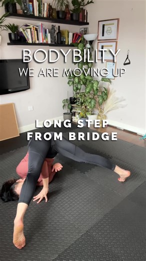 LONG STEP FROM BRIDGE | 〰️🔥 Bodybility & Floor Work Guided Tutorials🔥〰️ #yoga #mobility #movement #jointshealth #training #bodymovement #motivation #budokon #fit #inspiration #yogaflow #mobilityflow #stripplastic #flexibility #workout #athlete #instructor #budokonyoga #functionaltraining #combatmobility #yogateacher #fitnesscoach #frameup #bjj #functionalmobility #jointsmobility #bodyweightworkout #animalflow #tutorial #trainingtutorial