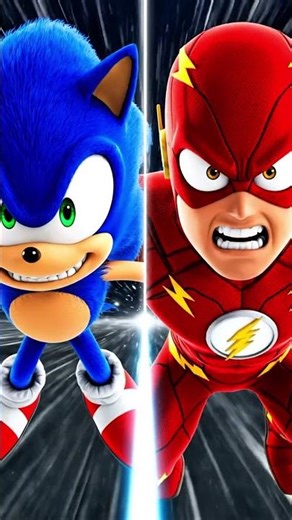 “Sonic vs Flash: Who’s Faster?! 😱💨” #sonic #song