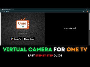 How to Use Virtual Camera on OmeTV (Better Than OBS!)