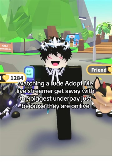 Adopt Me live streamers get away with so much just bc their followers are scared to decline #roblox #adoptme #robloxadoptme #foryoupage #adoptmepets