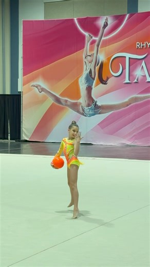 Mia Sholoshenko ball level 7 gymnast at Tamara Cup 2026 #gymnast #usa