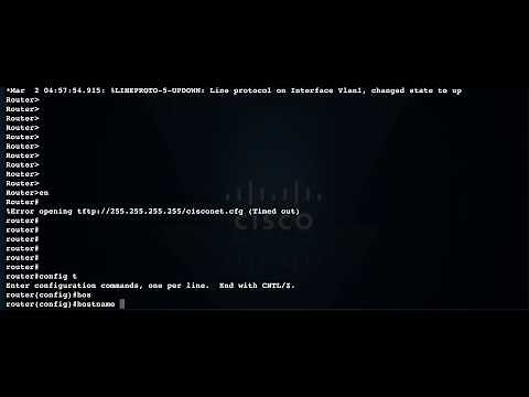 Cisco Router 800 basic setup