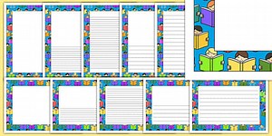 English Reading Page Borders