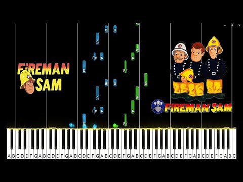 Fireman Sam Theme Piano Tutorial