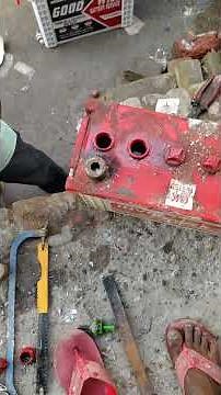 tractor battery terminal broken change #shortvideo #battery