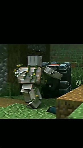 Fight against evil mobs 💀 Iron golems aura 🔥