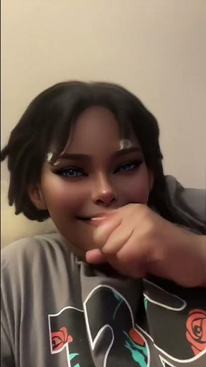 Animated Girl's Sneezing and Smiling#animatedgirl #sneeze #smile #animation