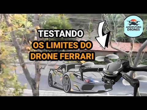 Drone v88, o conhecido drone Ferrari, explorando suas capacidades.