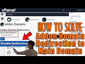 How to solve Addon Domain redirection to main domain [STEP BY STEP]☑️