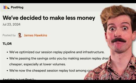 利润让步，价值升级！Posthog如何以少赚多赢？