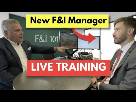 How To Present The F&I Menu in 2025