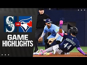 Mariners vs. Blue Jays Game Highlights (4/20/25) | MLB Highlights