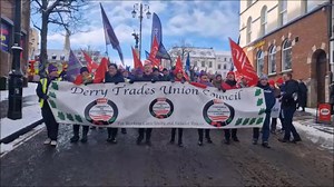 A look back at Thursday's historic march and strike in Derry.... | Derry Journal | Facebook