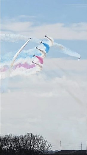 Red Arrows Winter Training 17th March 2026 #redarrows #rafwaddington #raf #airforce #uk #pilot #1k .