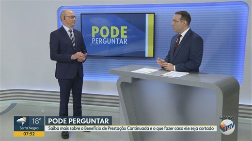 'Pode Perguntar': Saiba mais sobre o Benefício de Prestação Continuada (BPC)