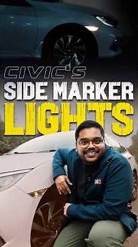 Civic's Side Marker Lights 💡 #cars24