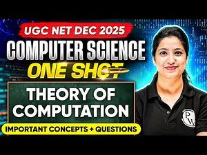 UGC NET Dec Computer Science Classes 2025 | UGC NET Computer Science Theory of Computation PYQs 2025