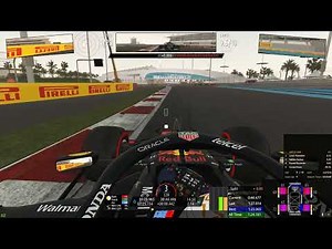 rFactor 2 : F1 2021 Max Verstappen Abu Dhabi Final Lap Overtake Recreation