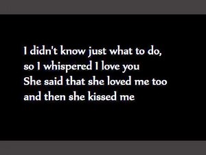 Kiss - Then She Kissed Me (lyrics video)
