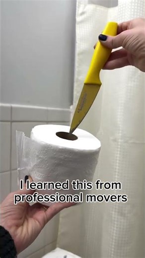 Genius moving hack #movingtime #MovingMadeEasy #toiletpaper