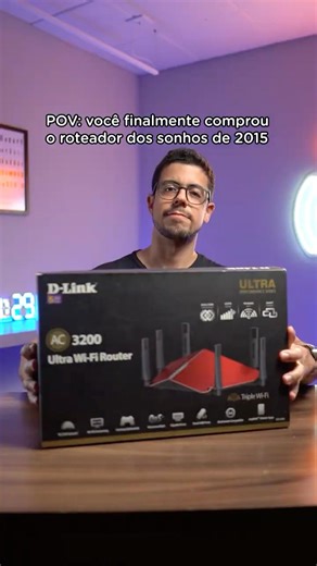 Comprei o Roteador Wi-Fi dos meus sonhos em 2015! 🤯 #dlink