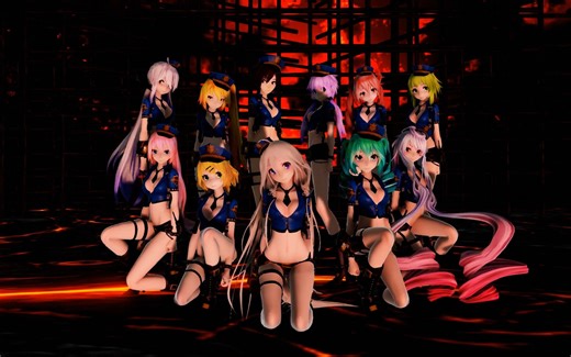 【MMD】Help Me!!.警装X11人