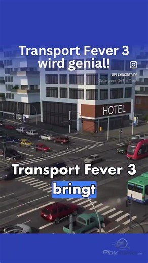 Transport Fever 3 Erscheint dieses Jahr auf PC, PS5 und Xbox Series X/S #transportfever #gaming #videogames #videospiele #games
