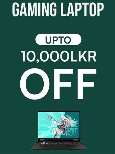 Up to 10,000 LKR Off on Laptops at Chama Computers