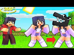 HOW APHMAU Became the ALPHABET LORE F in Minecraft 360°